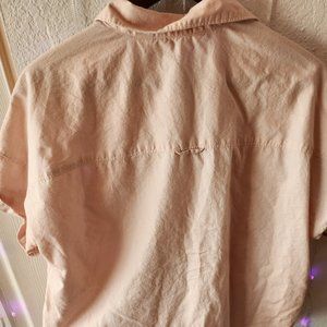 Levi's Washed Out Pink San Francisco Button Up Cotton Feel No Material Tag